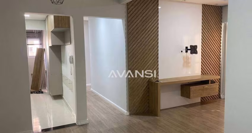 Apartamento Moradas Panzan com 3 dormitórios à venda, 81 m² por R$ 703.500 - Jardim Jacyra - Americana/SP