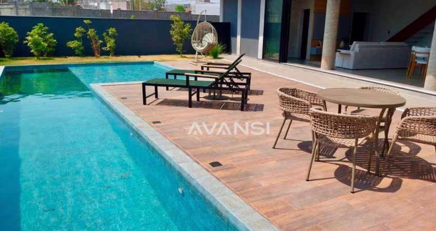 Casa Cond. Fechado Pau Brasil com 3 dormitórios, 290 m² - venda por R$ 2.700.000 ou aluguel por R$ 14.150/mês - Parque Nova Carioba - Americana/SP