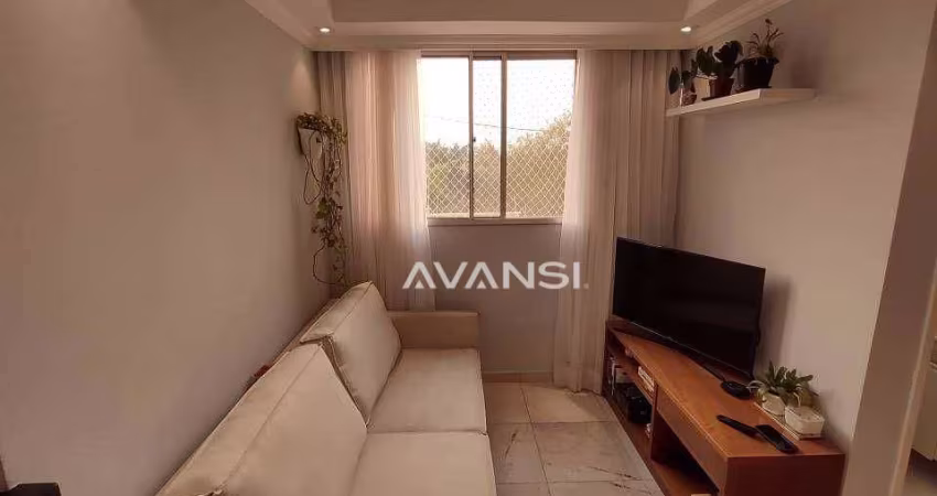 Apartamento Condomínio Spazio Azzurro com 2 dormitórios à venda, 55 m² por R$ 230.000 - Catharina Zanaga - Americana/SP