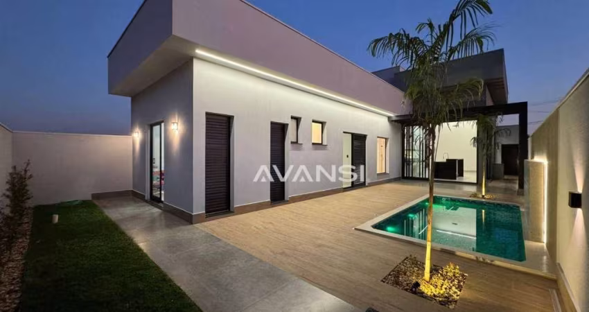 Casa Cond. Fechado Jd. Recanto das Aguas com 3 dormitórios à venda, 174 m² por R$ 1.390.000 - Jardim Capuava - Nova Odessa/SP