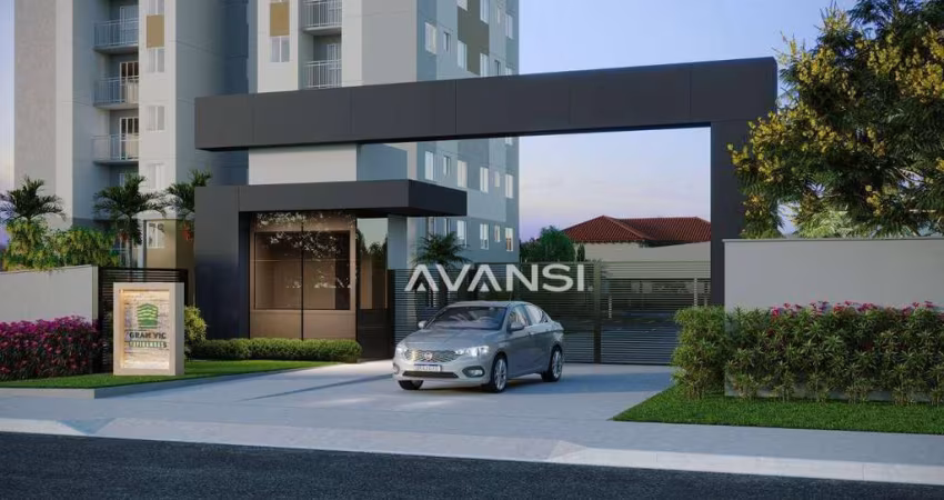 Apartamento Gran Vic Tupinambás com 2 dormitórios à venda, 48 m² por R$ 272.500 - Jardim São Francisco - Santa Bárbara D'Oeste/SP