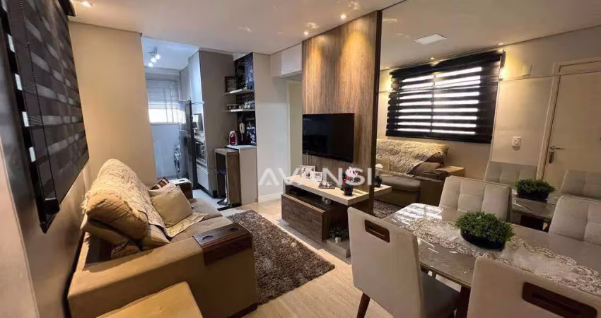 Apartamento Alabama com 2 dormitórios à venda, 46 m² por R$ 230.000 - Residencial Parque Alabama - Americana/SP