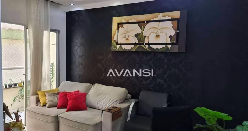Apartamento Residencial Paraíso com 3 dormitórios à venda, 75 m² por R$ 290.000 - Jardim Ipiranga - Americana/SP