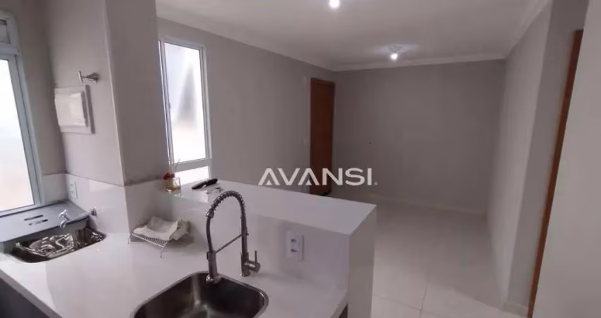 Apartamento Pq. Amarílis com 2 dormitórios à venda, 39 m² por R$ 230.000 - Jardim das Laranjeiras - Santa Bárbara D'Oeste/SP