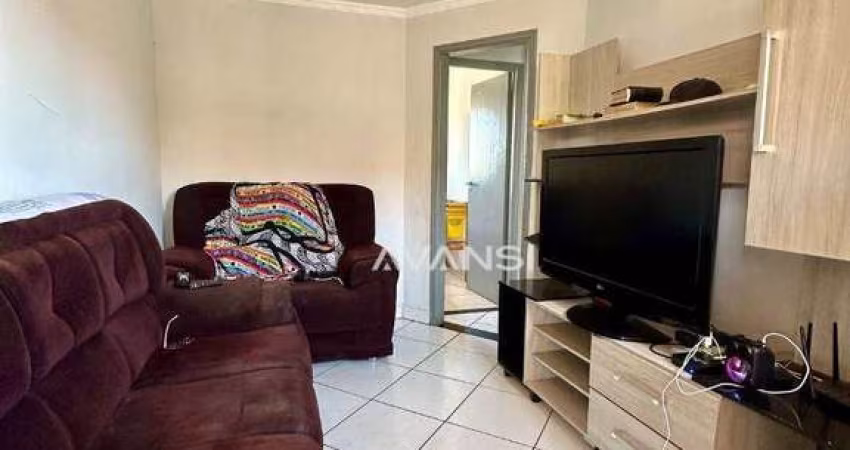 Apartamento Conj. Hab Roberto Romano com 2 dormitórios à venda, 49 m² por R$ 94.000 - Conjunto Habitacional Roberto Romano - Santa Bárbara D'Oeste/SP