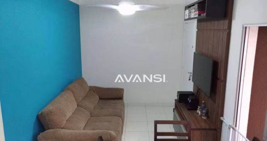 Apartamento Parque Asteca com 2 dormitórios à venda, 45 m² por R$ 245.000 - Loteamento Industrial Machadinho - Americana/SP
