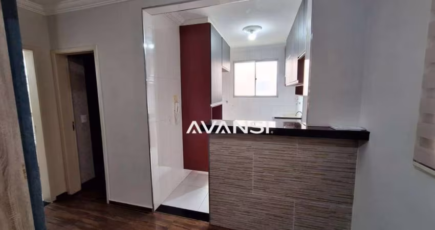 Apartamento Parque Asteca com 2 dormitórios à venda, 45 m² por R$ 195.000 - Loteamento Industrial Machadinho - Americana/SP