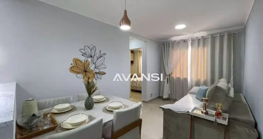 Apartamento Solar das Flores com 2 dormitórios à venda, 45 m² por R$ 225.000 - Jardim Boer I - Americana/SP