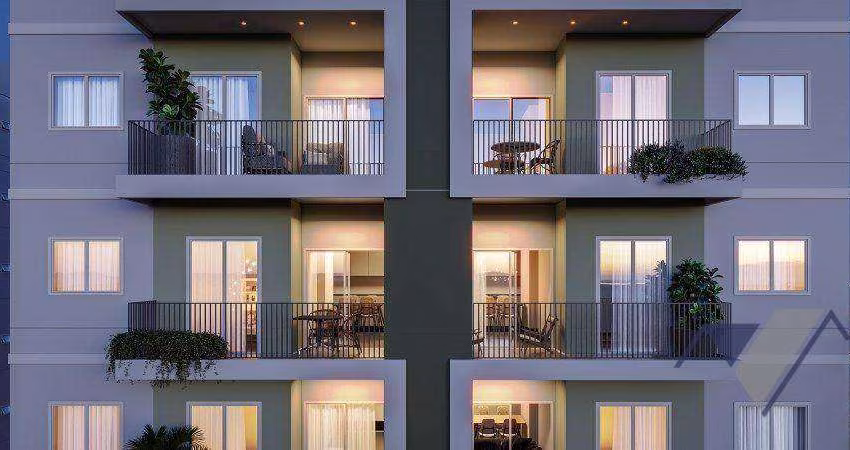 Apartamento com 2 dormitórios à venda, 61 m² - Floresta - Cascavel/PR
