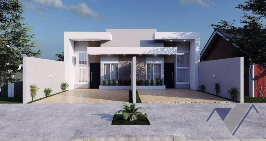 Casa com 2 dormitórios à venda, 50 m² por R$ 285.000,00 - Floresta - Cascavel/PR