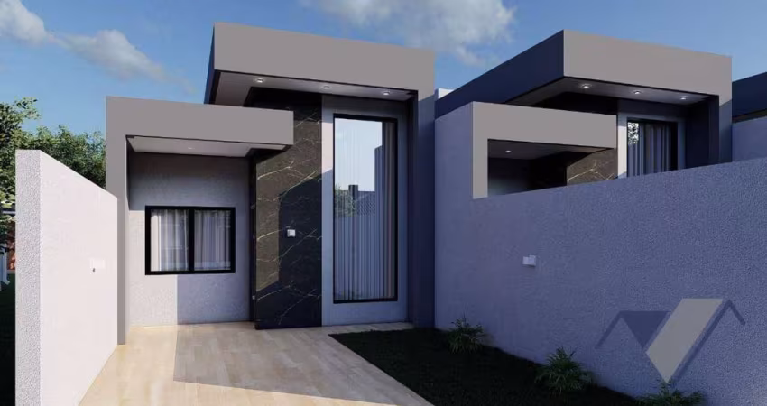 Casa com 2 dormitórios à venda, 64 m² por R$ 450.000,00 - Parque Verde - Cascavel/PR