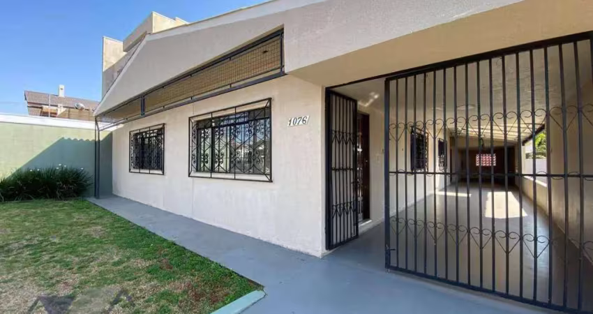 Casa com 3 dormitórios para alugar, 215 m² por r$ 3.500,00/mês - maria luiza - cascavel/pr