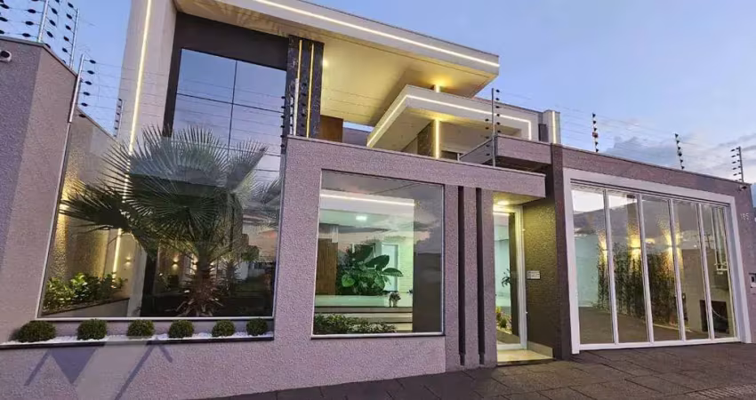 Sobrado com 3 dormitórios para alugar, 225 m² por r$ 14.000,00/mês - tropical iii - cascavel/pr