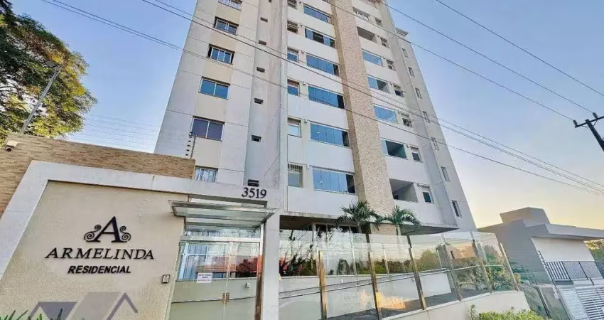 Apartamento com 2 dormitórios para alugar, 86 m² por r$ 3.300,00/mês - cancelli - cascavel/pr