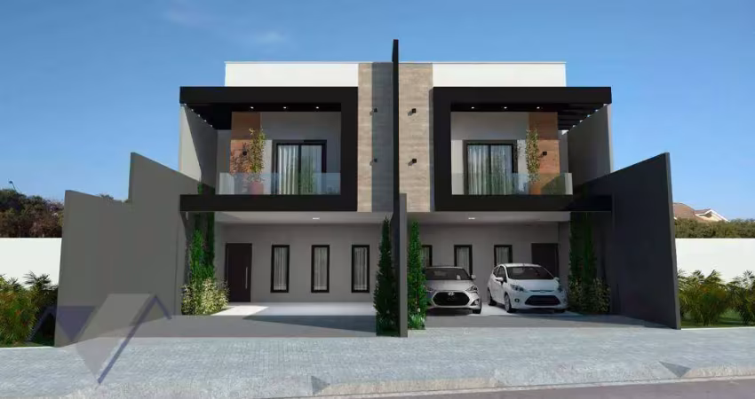 Sobrado com 3 dormitórios para alugar, 165 m² por r$ 5.000,00/mês - coqueiral - cascavel/pr
