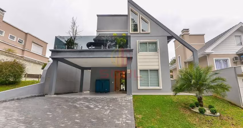 Casa alto padrão em condomínio 3 quartos, 4 vagas - santa felicidade 240m²