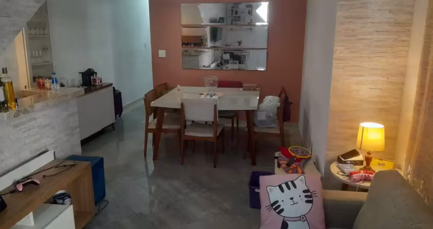Ponta da praia- sobreposta baixa- 3 dormitórios-suite-wc emp-churrasqueira-2 vagas- ref 2339