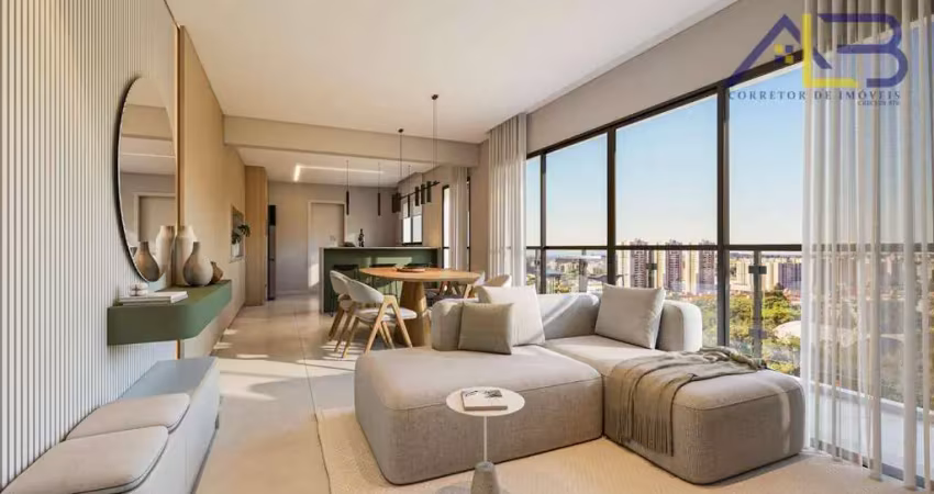 Apartamento com 3 dormitórios à venda, 104 m² por r$ 758.100 - emiliano perneta - pinhais/pr