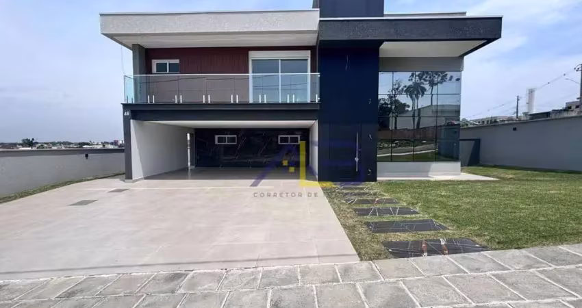 Casa com 4 dormitórios à venda, 503 m² por r$ 3.500.000 - jardim amélia - pinhais/pr
