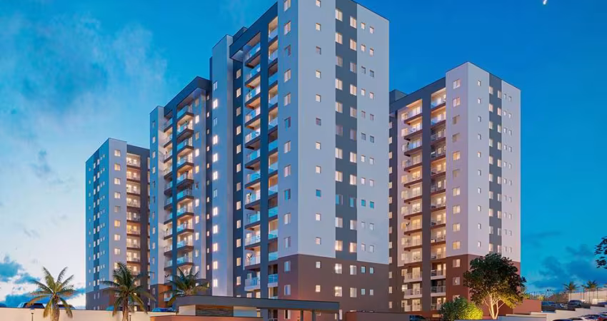 Apartamentos em construção 2 dorms c/suíte em  Hortolândia/SP