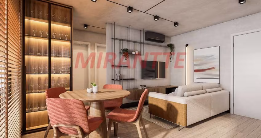 Apartamento de 51m² com 2 quartos em Água Fria