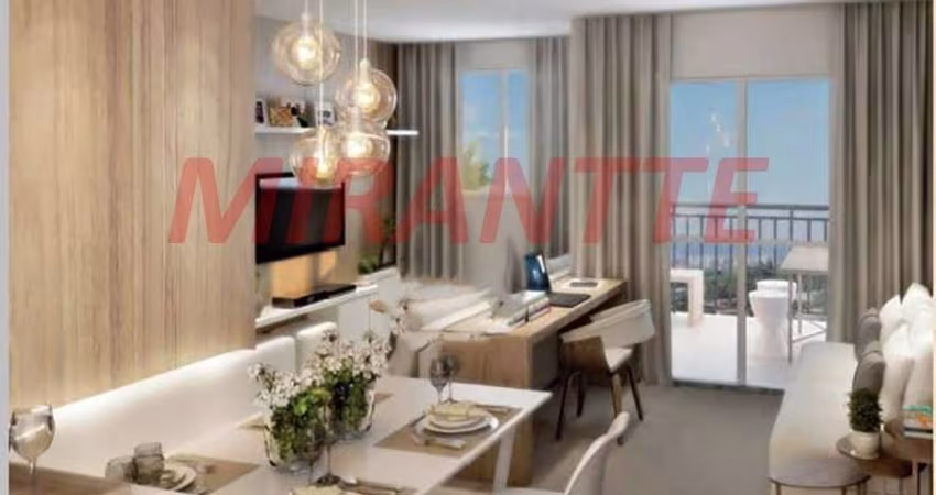 Apartamento de 52m² com 2 quartos em Santana