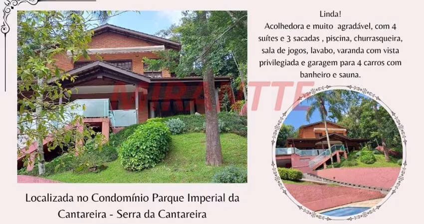 Cond. fechado de 332m² com 4 quartos em Serra da Cantareira