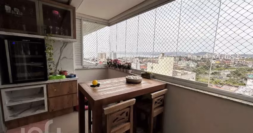 Apartamento à venda em Barreiros com 97 m², 3 quar
