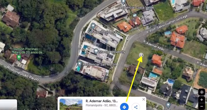 Terreno à venda na Rua Professor Salvio Guilhon Gonzaga, 1, João Paulo, Florianópolis