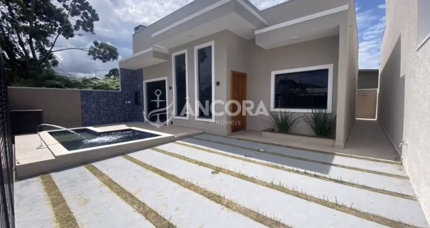 Casa geminada à venda em Itapoá, Mariluz, com 3 quartos e piscina
