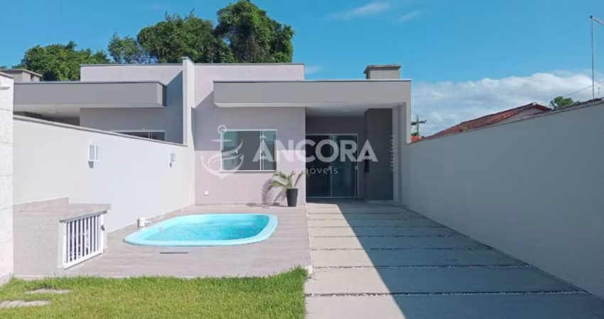 Casa bem localizada na Barra do Saí, com 3 quartos, 80,30 m² de área construída