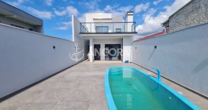Sobrado com 3 quartos, sendo 2 suítes, com 127,29 m²