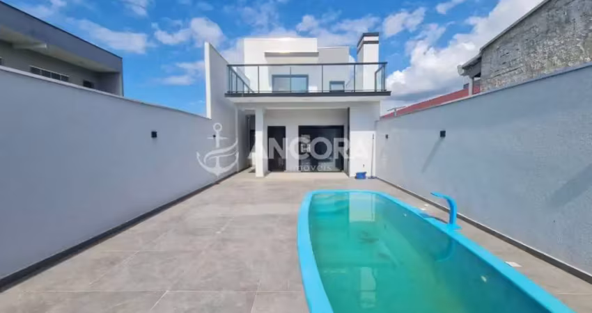 Sobrado com 3 quartos, sendo 2 suítes, com 127,29 m²