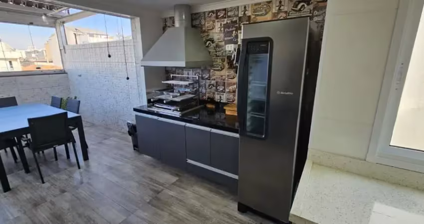 Cobertura com 2 dormitórios 1 suítes - 108m² - vila metalurgica - s.a.