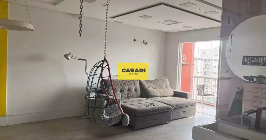 Apartamento 1 dormitorio, sacada, 1 vaga coberta, andar alto, 60m2, baeta neves - sbc