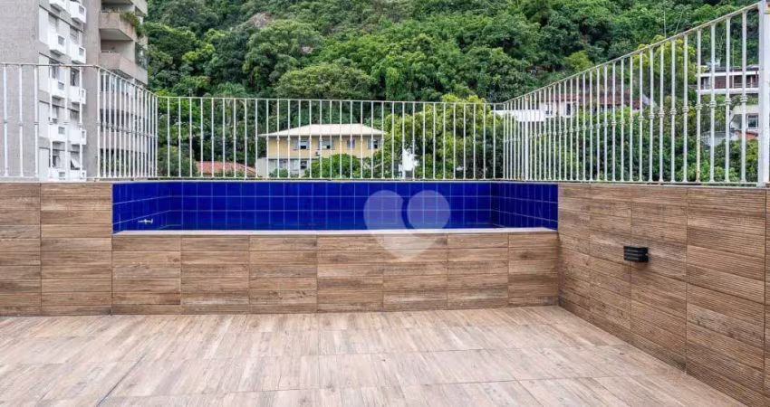 Cobertura com 5 dormitórios à venda, 293 m² por r$ 2.850.000,00 - laranjeiras - rio de janeiro/rj