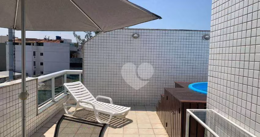 Cobertura com 3 quartos à venda, 181 m² por r$ 1.215.000 - recreio dos bandeirantes -