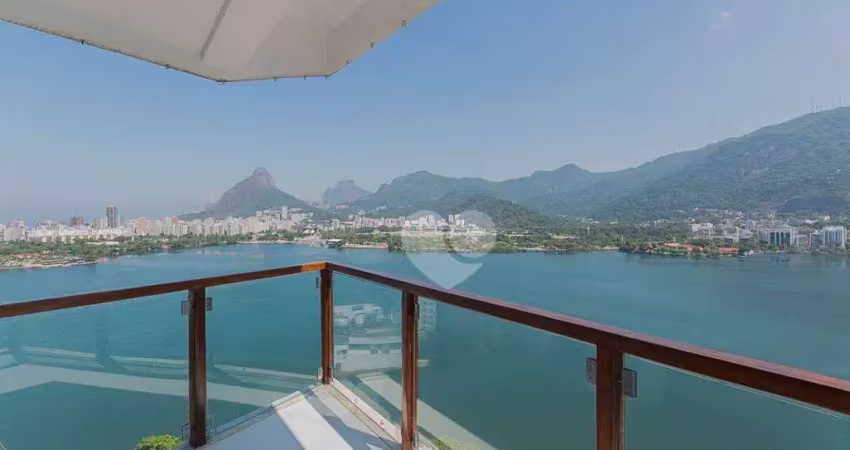 Cobertura com 3 dormitórios à venda, 315 m² por r$ 7.500.000,00 - lagoa - rio de janeiro/rj