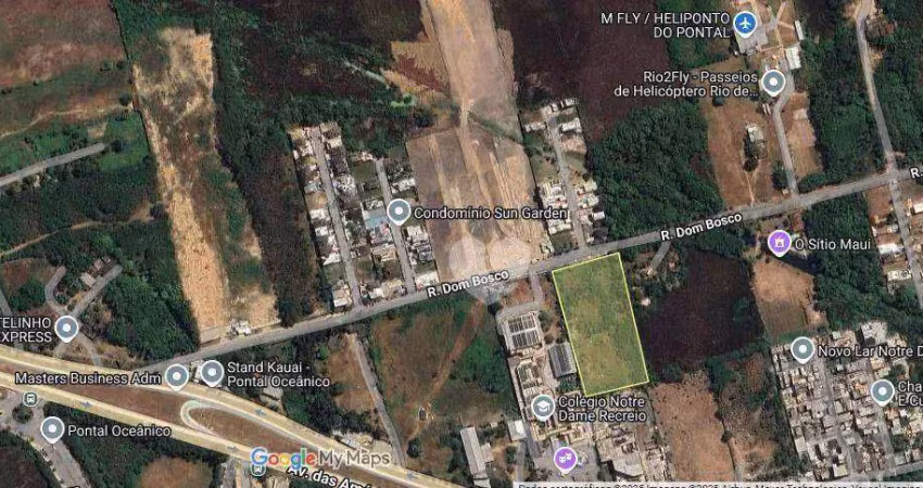 Terreno à venda, 10046 m² por r$ 15.000.000 - recreio dos bandeirantes