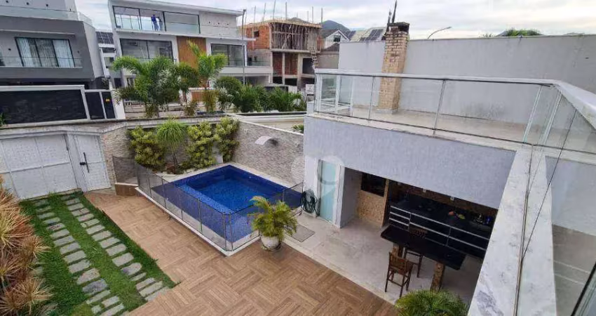 Casa com 6 quartos à venda, 484 m² por r$ 3.595.000 - recreio dos bandeirantes - rio de janeiro/rj