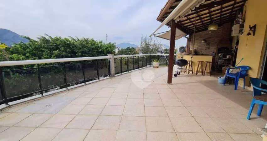 Cobertura linear, gleba a 2 suítes  à venda, 193 m² por r$ 950.000 - recreio dos bandeirantes - rio de janeiro/rj