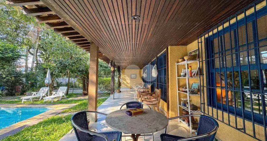 Casa com terreno 573 m² área construída 519 m² , à venda por r$ 1.800.000 -recreio dos bandeirantes