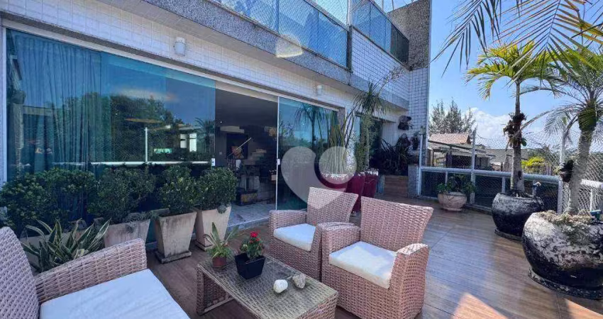 Cobertura com 4 quartos à venda , 367 m² por r$2.150.000,00 - recreio dos bandeirantes - rio de janeiro
