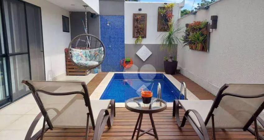 Apartamento garden com 3 quartos à venda, 125 m² por r$ 1.290.000 - recreio dos bandeirantes - rio de janeiro/rj