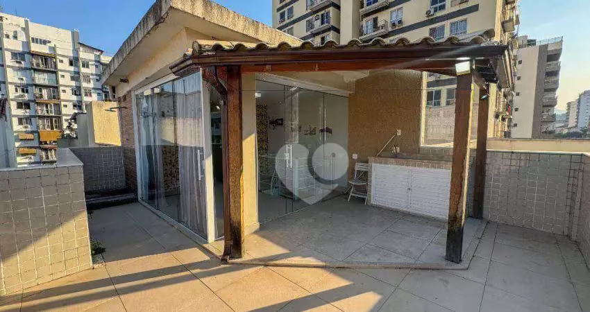 Cobertura duplex  com 2 quartos 1 vaga à venda em vila isabel, rio de janeiro/rj