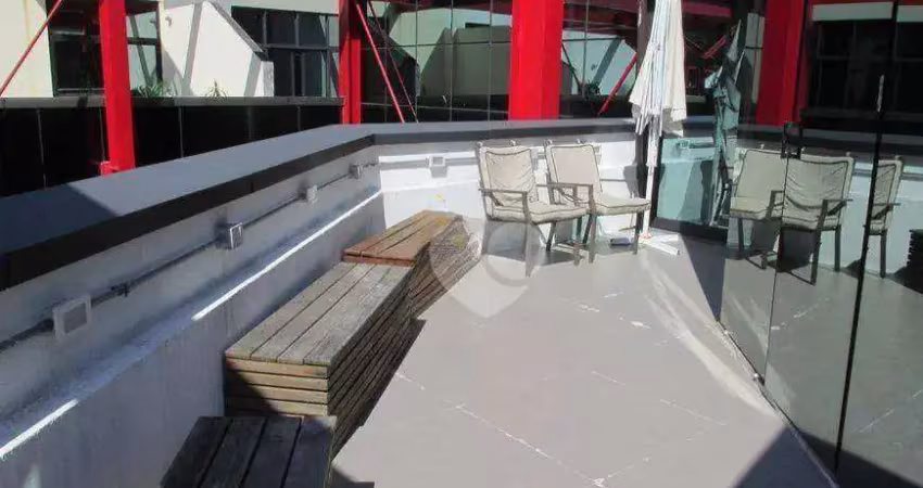 Sala comercial em cobertura , 65 m² por r$ 450.000 - barra da tijuca - rio de janeiro/rj