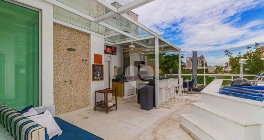 Cobertura com 4  quartos à venda, 328 m² por r$ 3.700.000,  jardim oceânico - rio de janeiro/rj