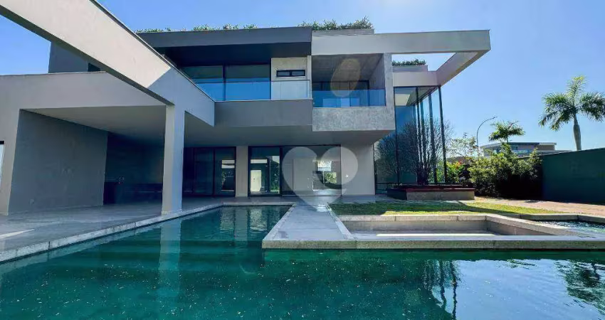Casa com 4 quartos à venda, 899 m² por r$ 14.800.000 - barra da tijuca - rio de janeiro/rj