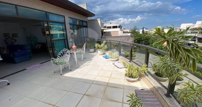 VENÂNCIO VELOSO Cobertura com 4 quartos, 2 suítes  à venda, 192 m² por R$ 1.190.000 - Recreio dos Bandeirantes