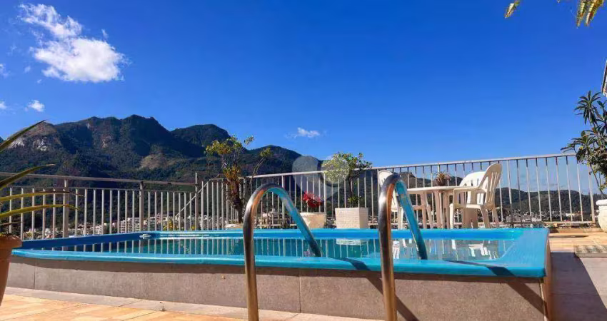 Cobertura com 4 quartos à venda, 322 m² por r$ 1.240.000 - freguesia - jacarepaguá